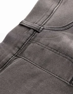 Caprihose - Skinny Fit - grau
