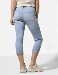 Caprihose - Skinny Fit - hellblau