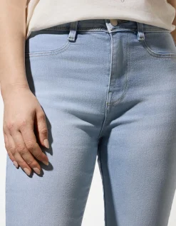 Caprihose - Skinny Fit - hellblau