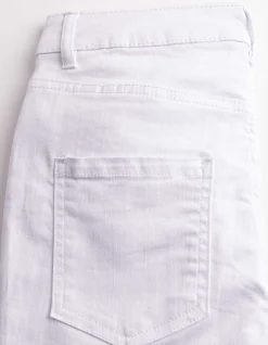 Caprihose - Skinny Fit - weiß