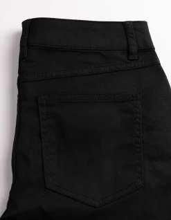 Caprihose - Twill - schwarz
