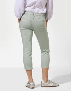 Caprihose - Twill - türkis