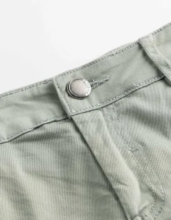 Caprihose - Twill - türkis