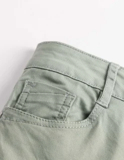 Caprihose - Twill - türkis