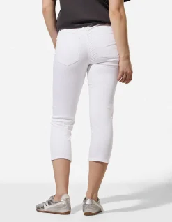 Caprihose - Twill - weiß