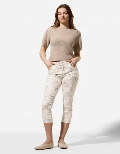 Caprihose - Twill - weiß