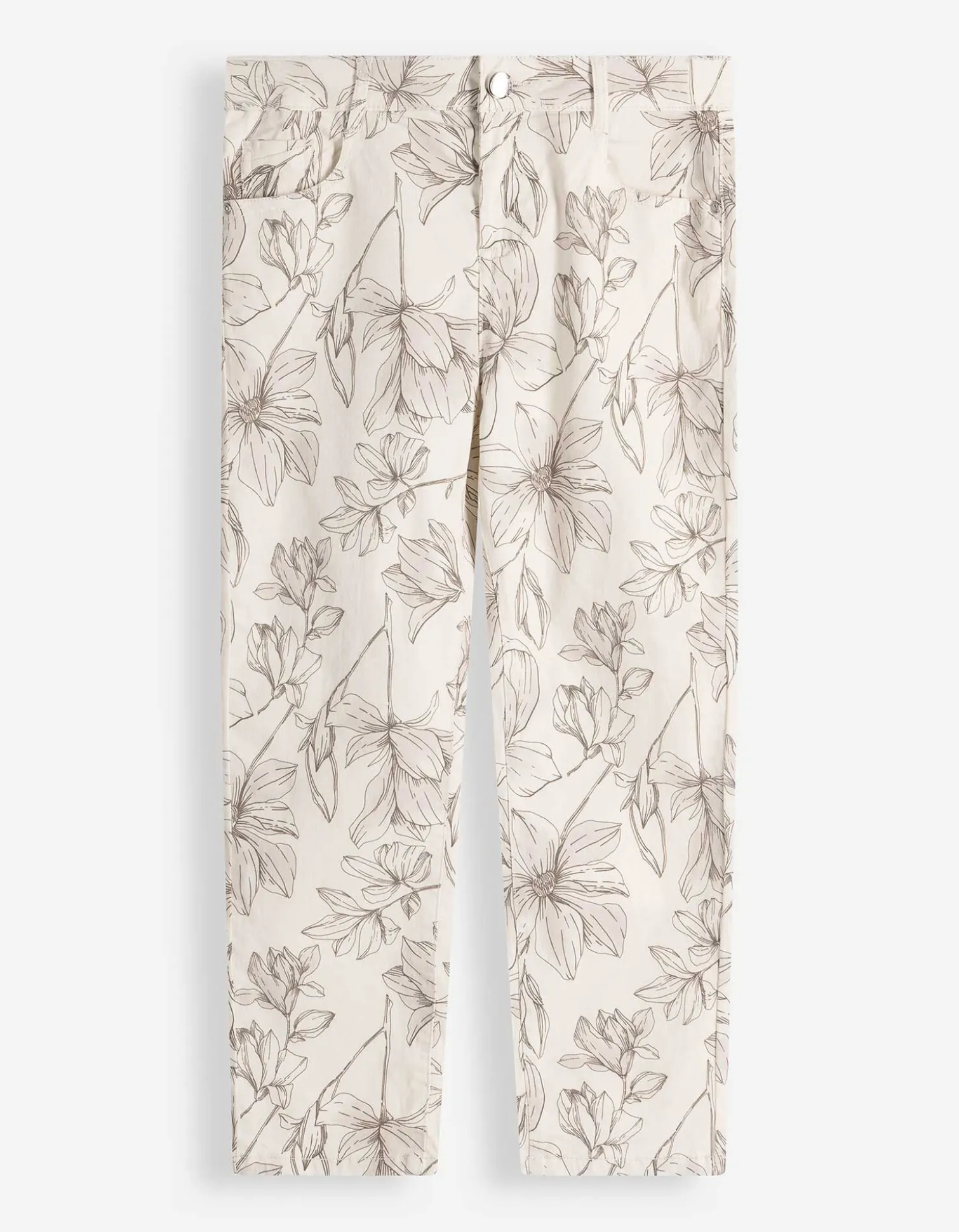 Caprihose - Twill - weiß