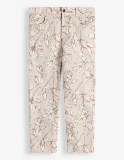 Caprihose - Twill - weiß