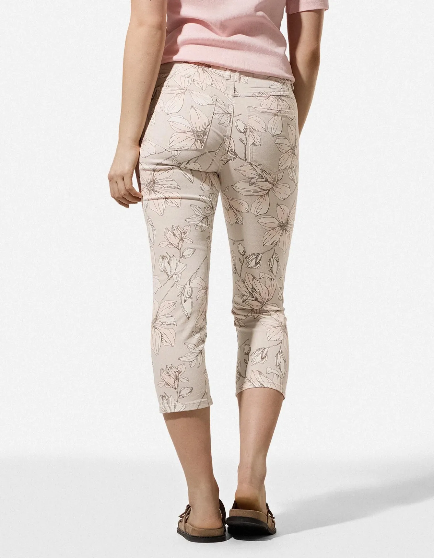 Caprihose - Twill - weiß