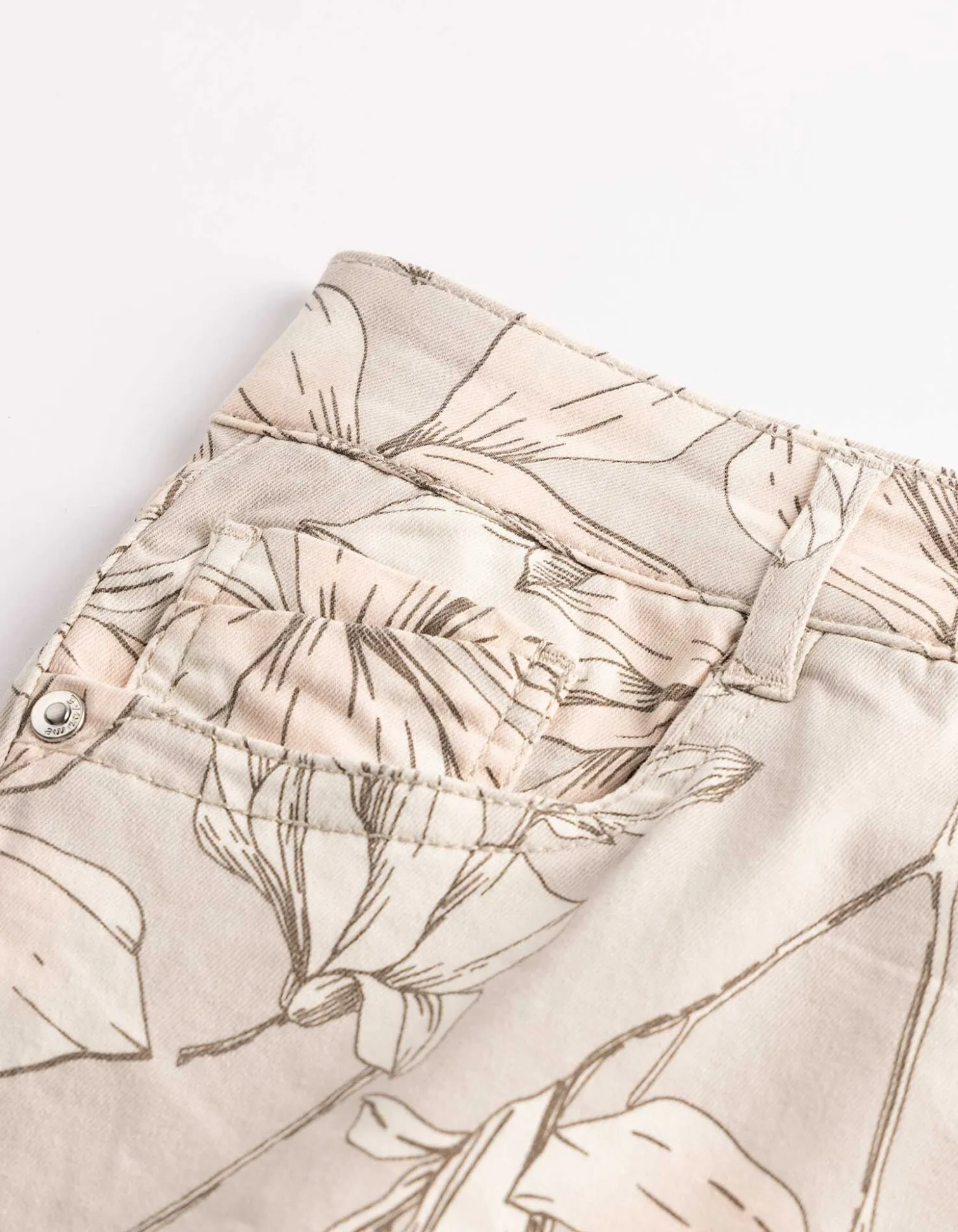 Caprihose - Twill - weiß