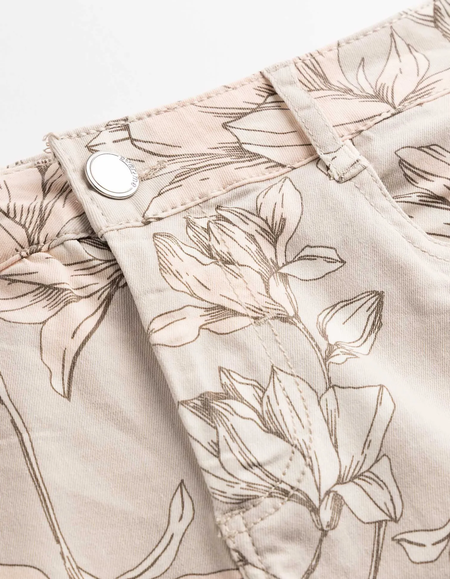 Caprihose - Twill - weiß