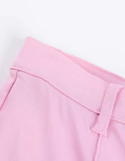 Caprihose - Viskose-Mix - rosa