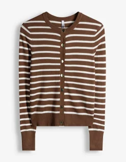 Cardigan - Knopfleiste - braun