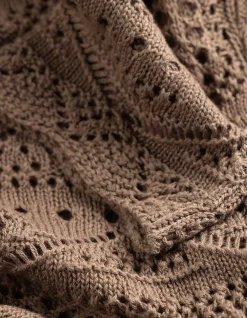Cardigan - Lochspitze - beige