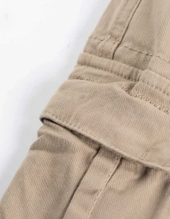 Cargohose - Gürtel - beige