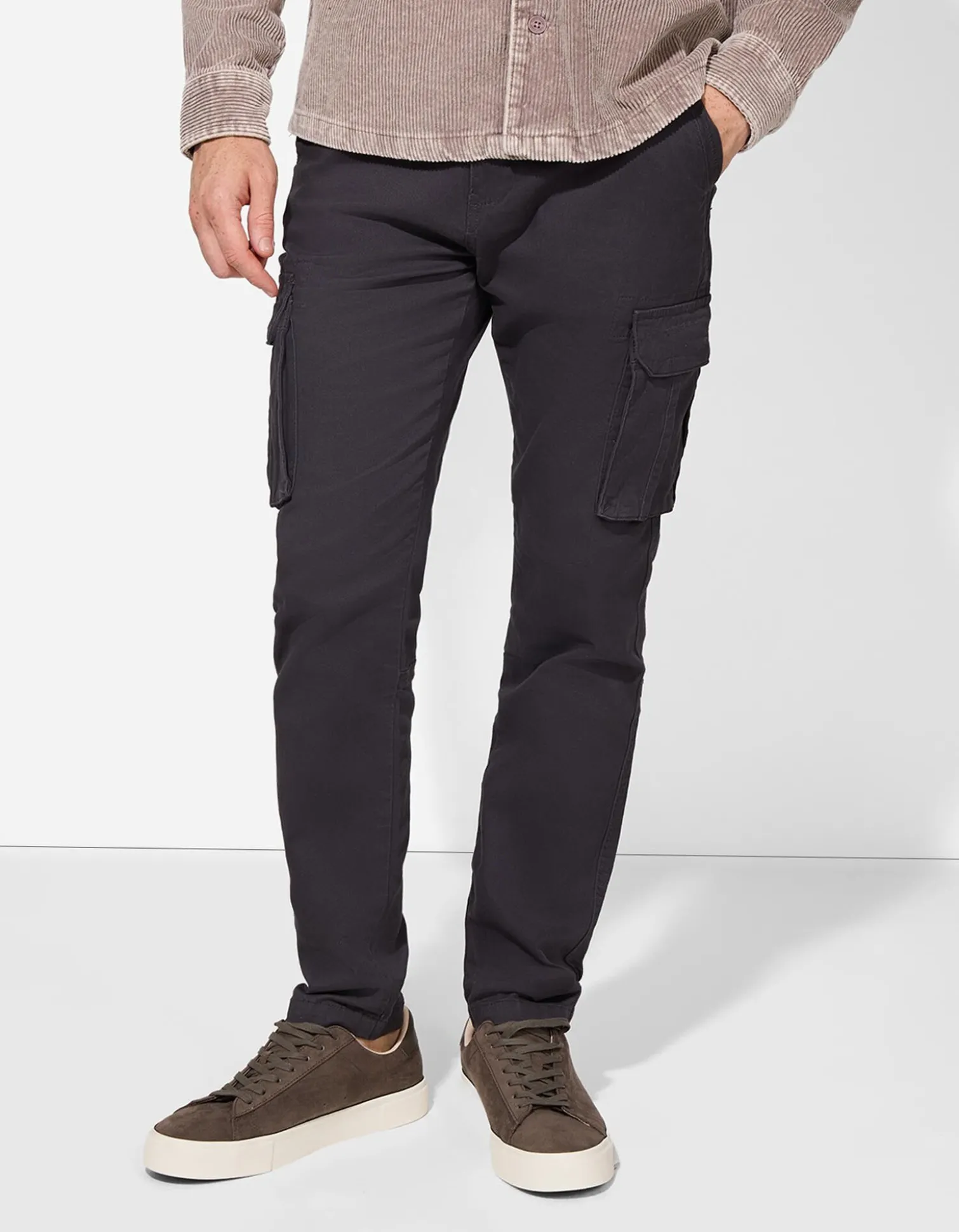 Cargohose - Gürtel - dunkelblau