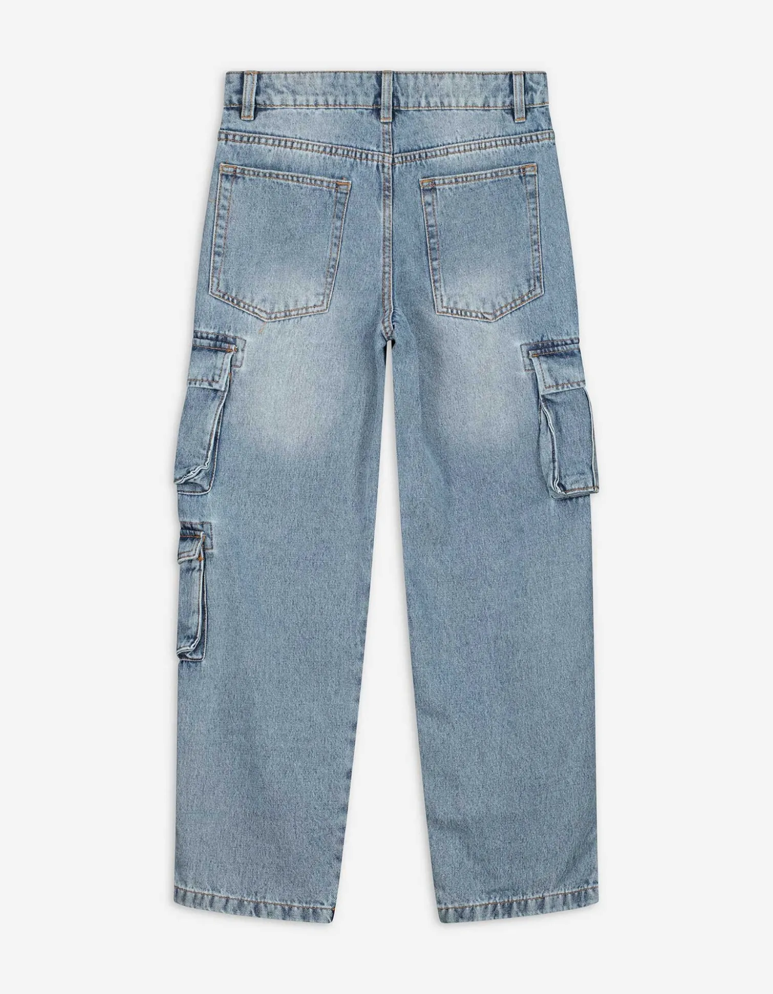 Cargohose - Loose Fit - blau