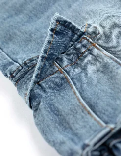 Cargohose - Loose Fit - blau