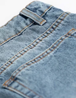 Cargohose - Loose Fit - blau