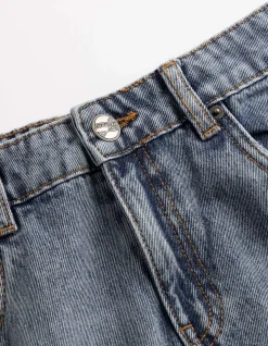Cargohose - Loose Fit - blau