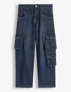 Cargohose - Loose Fit - dunkelblau