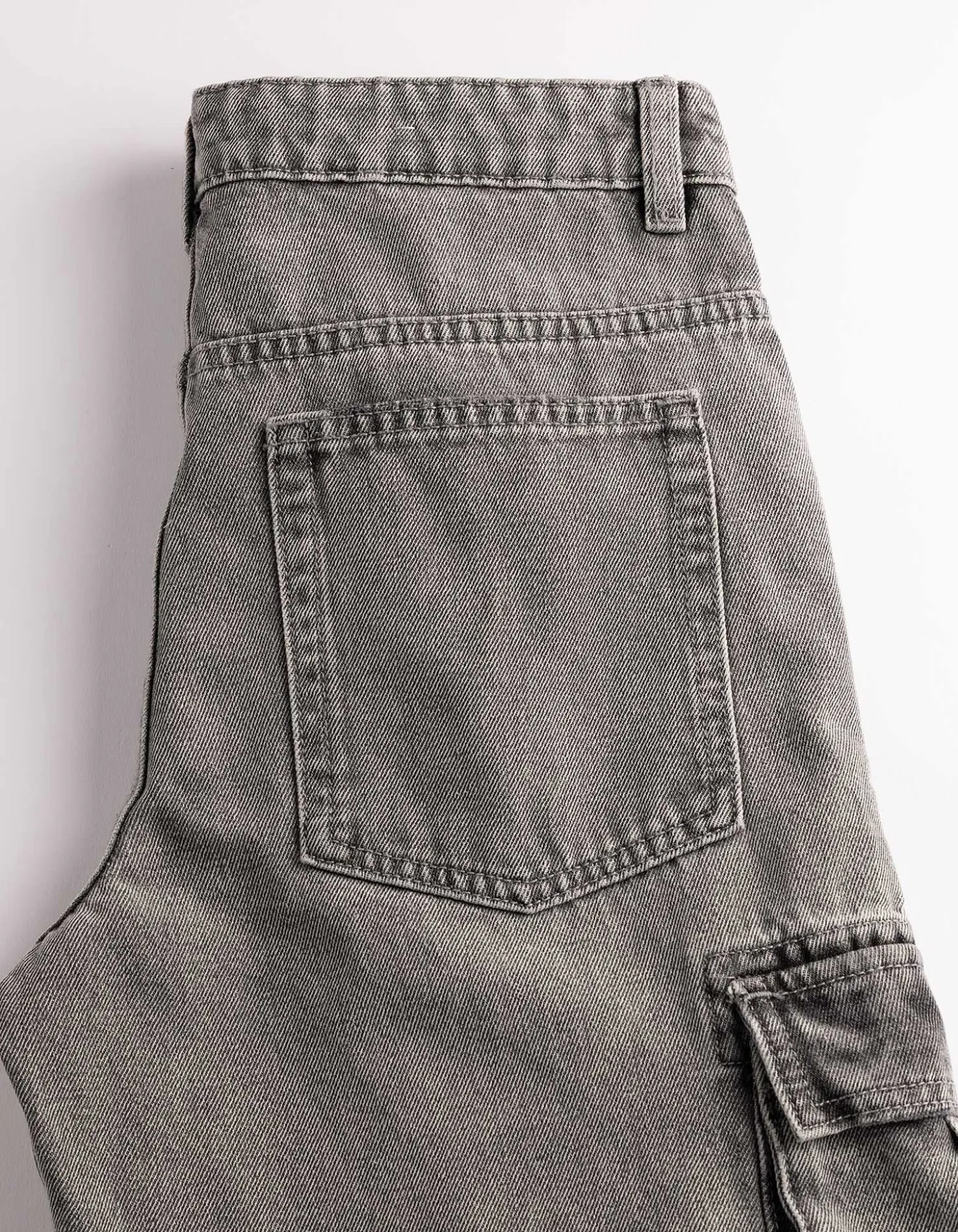 Cargohose - Loose Fit - grau
