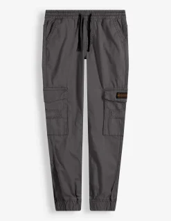 Cargohose - Twill - dunkelgrau