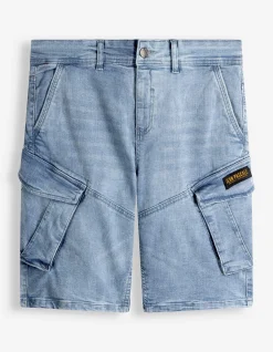 Cargoshorts - Baumwolle - hellblau