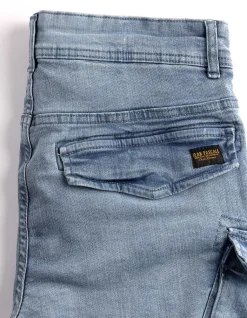 Cargoshorts - Baumwolle - hellblau