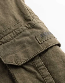 Cargoshorts - Ripstop - dunkelgrün