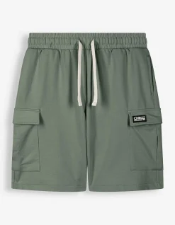 Cargoshorts - Sweat - dunkelgrün