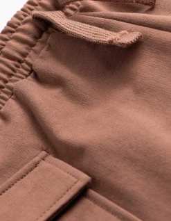 Cargoshorts - Sweat - hellbraun