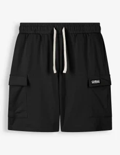 Cargoshorts - Sweat - schwarz
