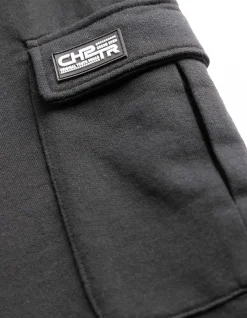 Cargoshorts - Sweat - schwarz