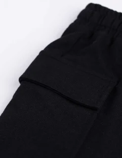 Cargoshorts - Sweat - schwarz