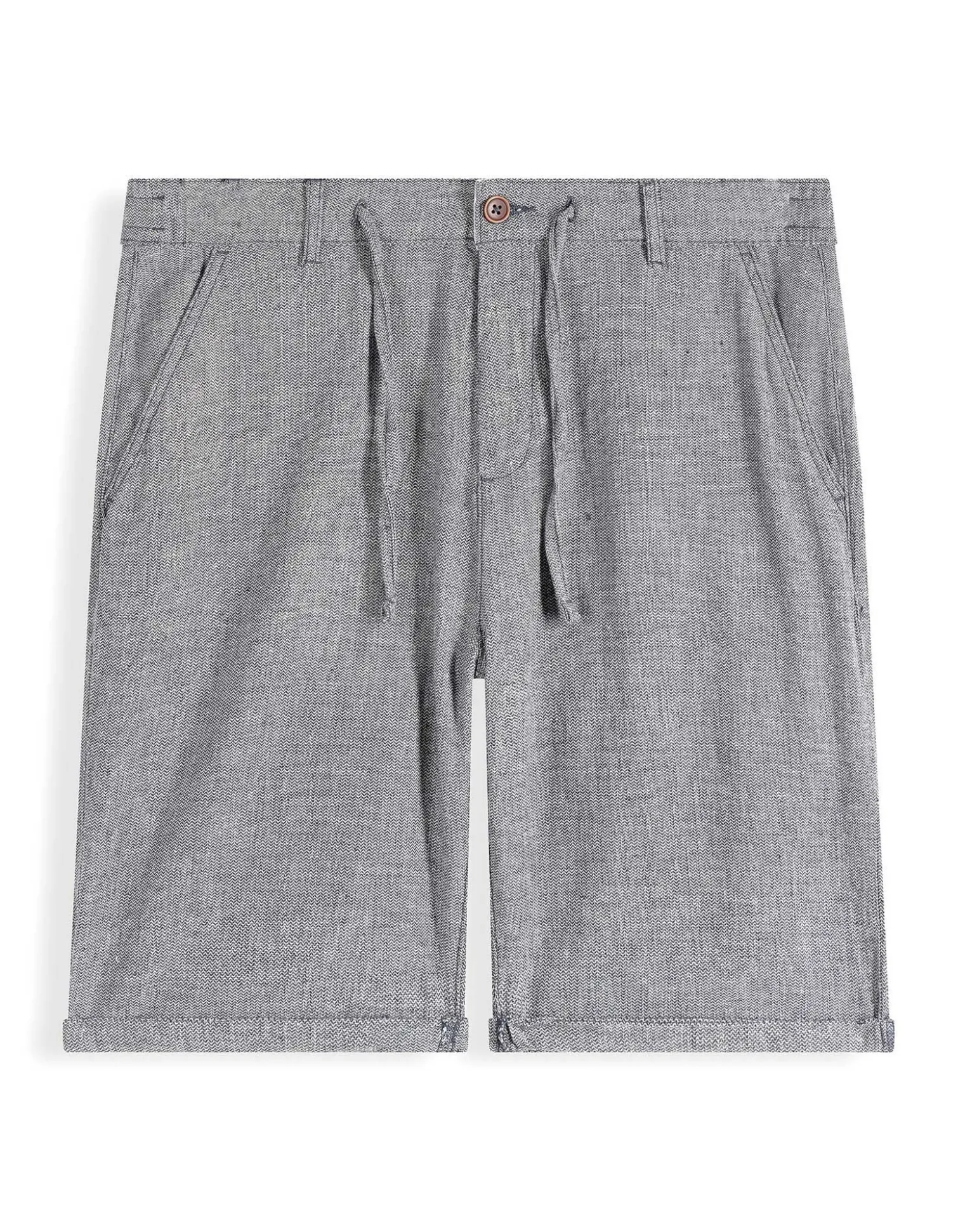 Chinoshorts - Meliert - dunkelblau
