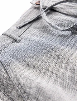 Chinoshorts - Meliert - dunkelblau