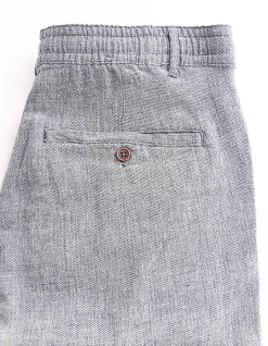Chinoshorts - Meliert - dunkelblau