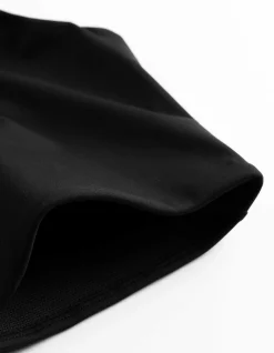 Cropped Top - Atmungsaktiv - schwarz