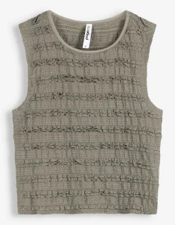 Cropped Top - Cropped - grün