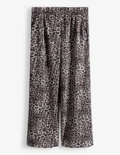 Culotte - Allover-Print - Beige