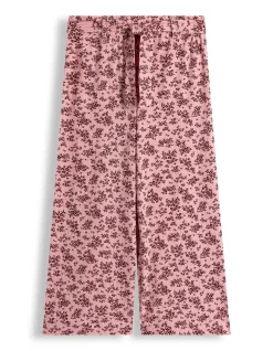 Culotte - Allover-Print - dunkelrot