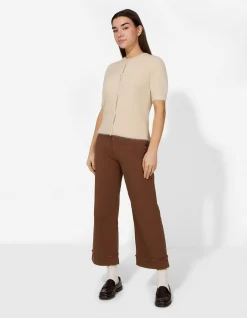 Culotte - High Waist - braun