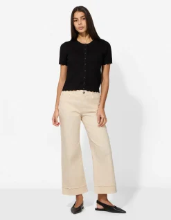 Culotte - High Waist - weiß