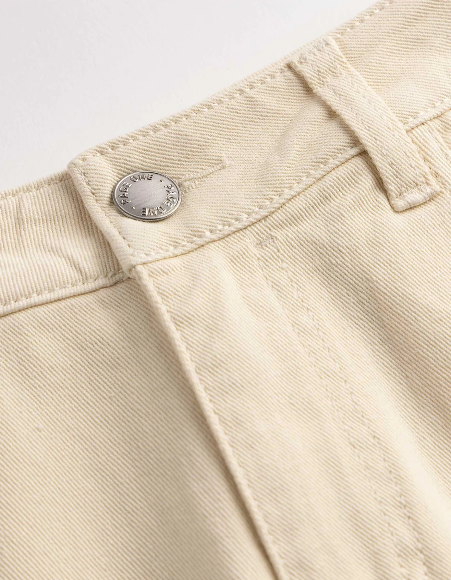 Culotte - High Waist - weiß