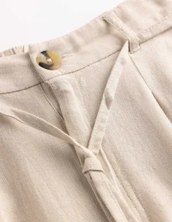 Culotte - Leinen-Optik - Beige