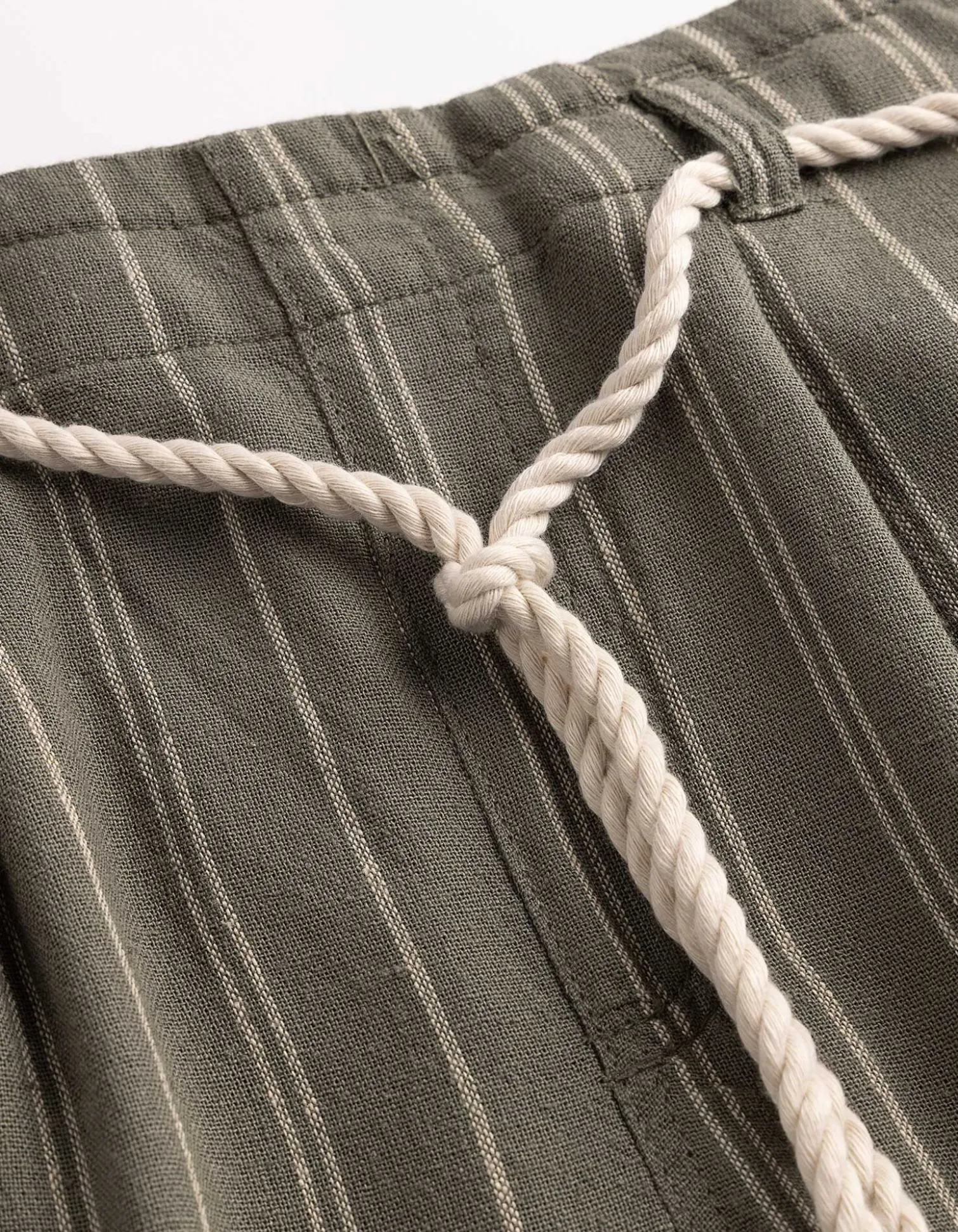 Culotte - Leinen-Optik - grün