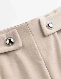Culotte - Webstoff - beige