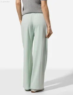Culotte - Webstoff - grün