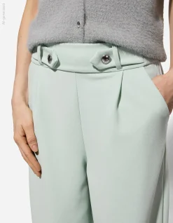 Culotte - Webstoff - grün